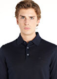 Ted Baker Düz Lacivert Erkek Polo T-Shirt TBMRKW1042