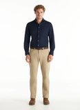 Ted Baker Lacivert Erkek İtalyan Comfort Fit Oxford Gömlek TBMRSH1084