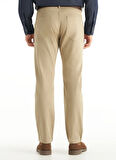 Ted Baker Normal Bel Straight Paça Regular Fit Bej Erkek Pantolon TBMRTR1036