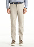 Ted Baker Normal Bel Slim Tapered Paça Slim Fit Koyu Bej Erkek Pantolon TBMRTR1040