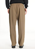 Ted Baker Normal Bel Geniş Paça Bol Kesim Vizon Erkek Pantolon TBMRTR1010