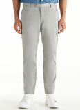 Ted Baker Normal Bel Slim Tapered Paça Regular Fit Gri - Mavi Erkek Pantolon TBMRTR1047