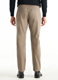 Ted Baker Normal Bel Straight Paça Regular Fit Koyu Vizon Erkek Pantolon TBMRTR1036