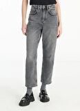 Ted Baker Normal Bel Tapered Fit Antrasit Kadın Pantolon TBWRDN1036