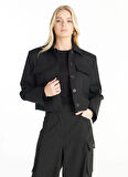 Ted Baker Standart Siyah Kadın Ceket TBWRJC1035