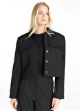 Ted Baker Standart Siyah Kadın Ceket TBWRJC1035