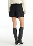 Ted Baker Normal Bel Siyah Kadın Düz Mini Etek TBWRSK1002-1