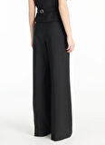 Ted Baker Normal Bel Düz Siyah Kadın Pantolon TBWRTR1001-6