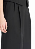 Ted Baker Normal Bel Düz Siyah Kadın Pantolon TBWRTR1001-6