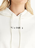 Ted Baker Kapüşon Yaka Düz Ekru Kadın Sweatshırt TBWRTS1034