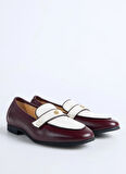 Ted Baker Bej - Bordo Kadın Loafer Z10122