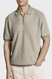 Brooks Brothers Keten Karışımlı Kısa Kollu Örgü Polo Yaka Kazak Erkek POLO YAKA KAZAK BBSS26MKL005180 SU YEŞİLİ
