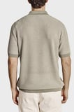 Brooks Brothers Keten Karışımlı Kısa Kollu Örgü Polo Yaka Kazak Erkek POLO YAKA KAZAK BBSS26MKL005180 SU YEŞİLİ