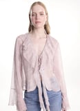 Ted Baker Pembe Kadın Çiçek Desenli Bluz TBWRSH2003