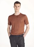 Ted Baker Kiremit Erkek Triko T-shirt TBMRKW2044