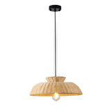 Enrico Tekli Rattan Modern Tasarım Oturma Odası Avize