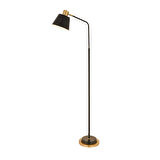 Arrigo Siyah Retro Başlıklı Modern Dekoratif Köşe Lambader