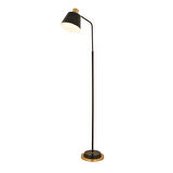 Arrigo Siyah Retro Başlıklı Modern Dekoratif Köşe Lambader