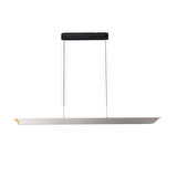 Late Gri Sıralı Yemek Masası Üstü 30 Watt Modern Sarkıt Salon Led Avize