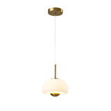 Tres Tekli 7 Watt 3000K Eskitme Beyaz Camlı Led Sarkıt Avize