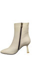 VENÜS 2554002K İNCE TOPUK SİVRİ DERİ KLASİK KADIN BOT