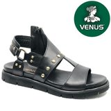 Venüs Tripki Hakiki Deri Comfort Ortopedik Kadın Sandalet