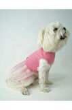 Patilinka Kedi Köpek Yazlık Kıyafet – Pembe Tütü Elbise