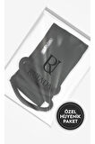 +80 Factor Siyah Sırt Banyo Duş Kesesi %100 Floş Ipek Peeling