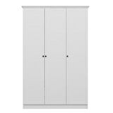 Kale 3 Kapaklı 2Ç Taçlı Dolap Beyaz Mebran Panjur Beyaz 190CM