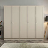 Kale 5 Kapaklı 2Ç Taçlı Dolap Kumtaşı Mebran Panjur Kumtaşı 190CM