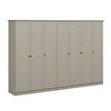 Kale 7 Kapaklı 4Ç Taçlı Dolap Kumtaşı Mebran Panjur Kumtaşı 190CM