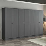 Kale 7 Kapaklı 2Ç Taçlı Dolap Antrasit Mebran Panjur Antrasit 210CM