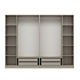 Kale 6 Kapaklı 4Ç Taçlı Dolap Kumtaşı Mebran Panjur Kumtaşı 210CM