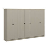 Kale 7 Kapaklı 2Ç Taçlı Dolap Kumtaşı Mebran Panjur Kumtaşı 210CM