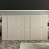 Kale 8 Kapaklı 2Ç Taçlı Dolap Kumtaşı Mebran Panjur Kumtaşı 210CM