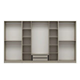 Kale 8 Kapaklı 2Ç Taçlı Dolap Kumtaşı Mebran Panjur Kumtaşı 210CM