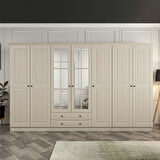 Kale 7 Kapaklı 2Ç Taçlı Dolap Kumtaşı Mebran İlkbahar Kumtaşı 210CM