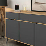 Elina Ayaklı Konsol - Dore/Antrasit