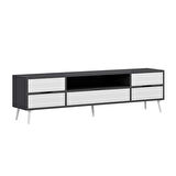 Elina Ayaklı Tv Ünitesi - Antrasit/Beyaz