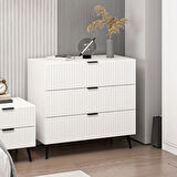 Minar Kale Şifonyer Plus Beyaz/Beyaz