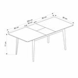 Minar Kale İlkbahar Açılır Yemek Masası Kumtaşı/Kumtaşı