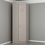 Kale 1 Kapaklı Köşe Dolap + Yüklük Kumtaşı Mebran İlkbahar 235CM