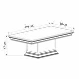 Retro Orta Sehpa - Rahle Ceviz