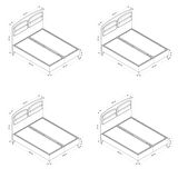 Retro Baza Başlık - Kumtaşı Ayak-Coco03 -Yastık Coco11 140x200