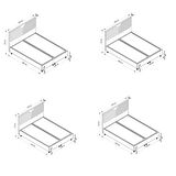 Riva Baza Başlık Antrasit 140x200