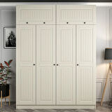 Kale 4 Kapaklı 2 İç Çekmeceli Dolap Ve Yüklük Kumtaşı Mebran İlkbahar 255CM