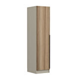 Minar Kale 1 Kapaklı Dolap Plus 210CM - Kumtaşı/Dore - Askılıklı