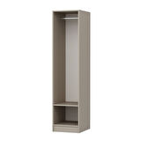 Minar Kale 1 Kapaklı Dolap Plus 210CM - Kumtaşı/Dore - Askılıklı