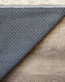 Halı Atölyesi Turuncu Salon&Yolluk Dijital Baskılı Makinede Yıkanabilir Kaymaz Taban Saçaklı Halı HA477  