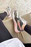 Solazer Kadın Kalın Topuk Sneaker SLZ00016